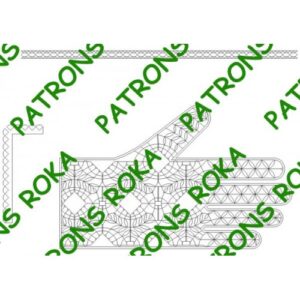 Patrón 13-Guante Pequeño (8 cms de muñeca)-Marca Roka