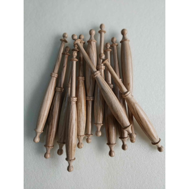 Bolillos de madera (50 unidades) - Merceria Online Sirés: Tienda