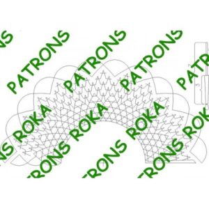 Patrón 22-Abanico Pequeño (Fuente 3 cms y Varilla 7 cms)-Marca Roka