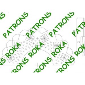 Patrón 24-Abanico Pequeño (Fuente 2 cms y Varilla 4,6 cms)-Marca Roka