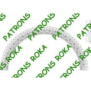 Patrón 20-Abanico Grande (Fuente 19 cms-Varilla 23 cms)-Marca Roka