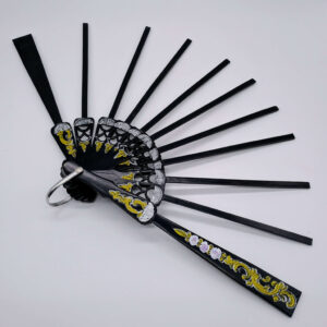 Varillaje de Abanico-Peral-Lacado-18 cms (6,3 cms+11,7 cms)