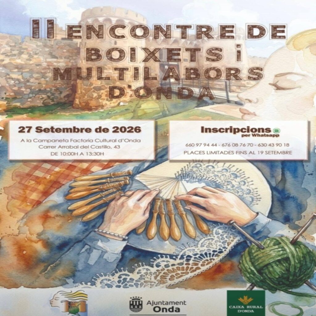 Cartel del II Encontre de Boixets i Multilabors d'Onda, 27 de septiembre de 2026
