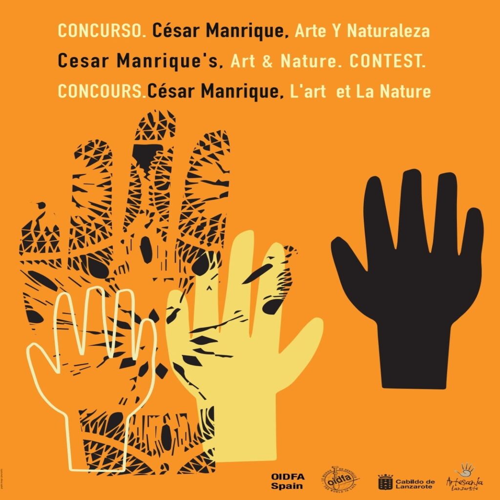 Imagen oficial del Concurso OIDFA Lanzarote 2027 sobre César Manrique y el medio ambiente