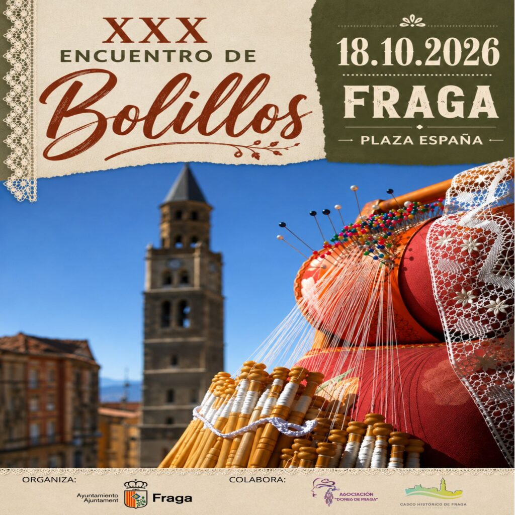 Información oficial del XXX Encuentro de Bolillos de Fraga