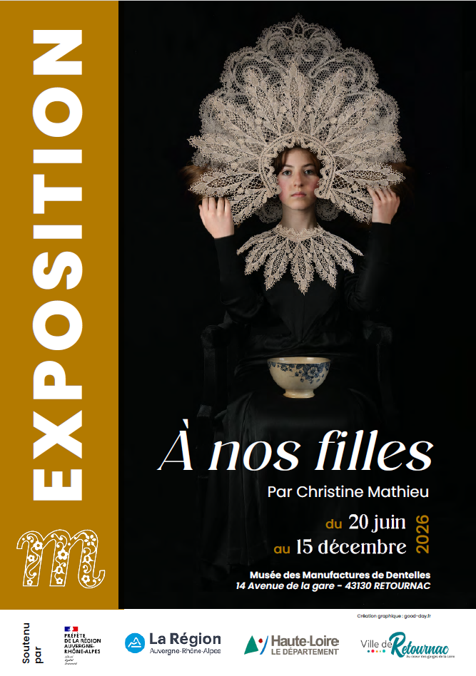 Imagen de la exposición À nos filles del Musée des Manufactures de Dentelles